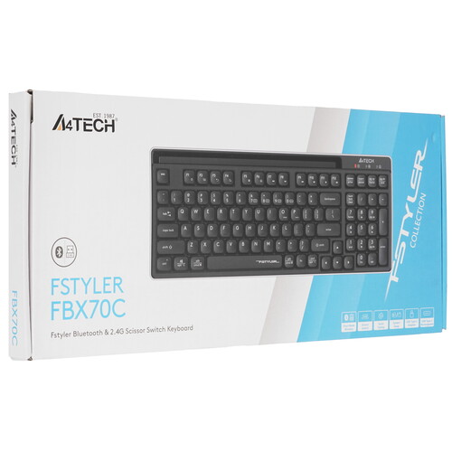 Купить Клавиатура  беспроводная A4Tech Fstyler FBX70C  5616297. Характеристики, отзывы и цены в Донецке