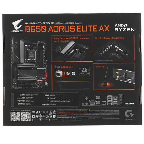 Купить Материнская плата GIGABYTE B650 AORUS ELITE AX  5077399. Характеристики, отзывы и цены в Донецке