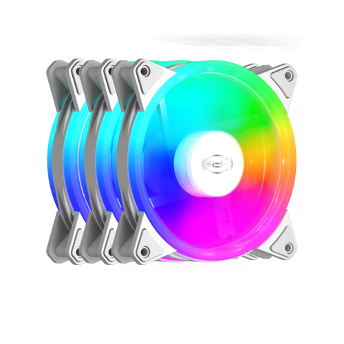 Купить Комплект вентиляторов PCCooler F3 T120 ARGB WH [F3-T120WHAM3-GL]  5454482. Характеристики, отзывы и цены в Донецке