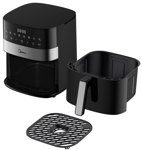 Купить Аэрогриль Midea MAF-CN65E(WB) черный  5633776. Характеристики, отзывы и цены в Донецке