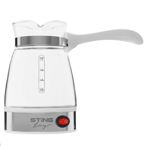 Купить Электрическая турка STINGRAY ST-CW3151A белый  9148538. Характеристики, отзывы и цены в Донецке