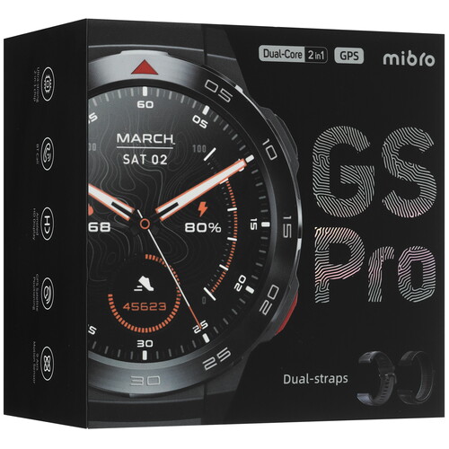 Купить Смарт-часы Mibro Watch GS Pro + доп. ремешок  5489983. Характеристики, отзывы и цены в Донецке