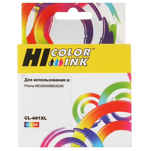 Купить Картридж Hi-Black HB-CL-441XL-Color многоцветный  9263598. Характеристики, отзывы и цены в Донецке