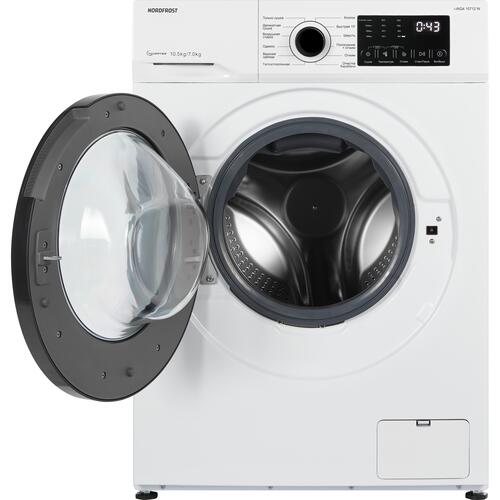 Купить Стирально-сушильная машина Nordfrost i-WQ4 10712 W белый  9067341. Характеристики, отзывы и цены в Донецке