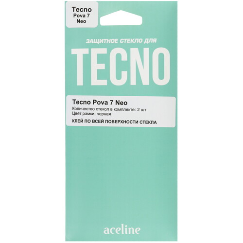 Купить Защитное стекло Aceline для экрана Tecno POVA 7 Neo  5638322. Характеристики, отзывы и цены в Донецке