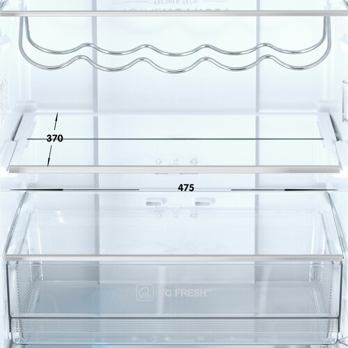 Купить Холодильник с морозильником   Haier C2F636CRRGU1 красный  5463886. Характеристики, отзывы и цены в Донецке