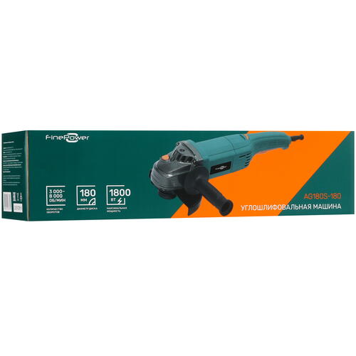 Купить Углошлифовальная машина (УШМ) FinePower AG180S-180  5093286. Характеристики, отзывы и цены в Донецке