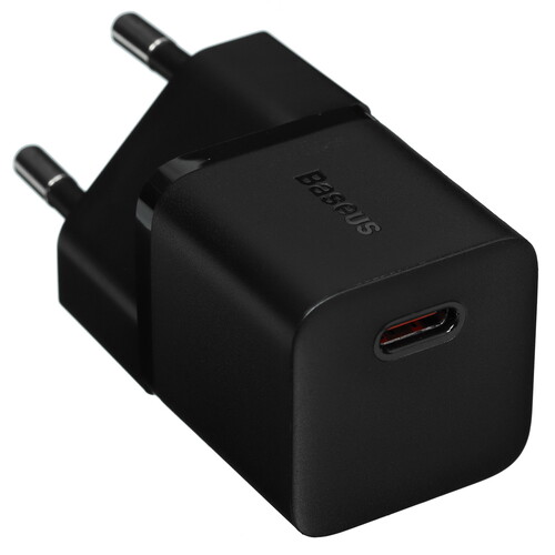 Купить Сетевое зарядное устройство Baseus GaN5 (mini) 1C черный  5495775. Характеристики, отзывы и цены в Донецке