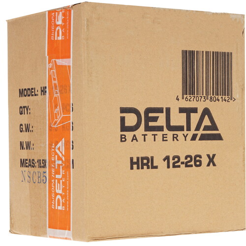 Купить Аккумуляторная батарея для ИБП Delta HRL 12-26 X  5335379. Характеристики, отзывы и цены в Донецке