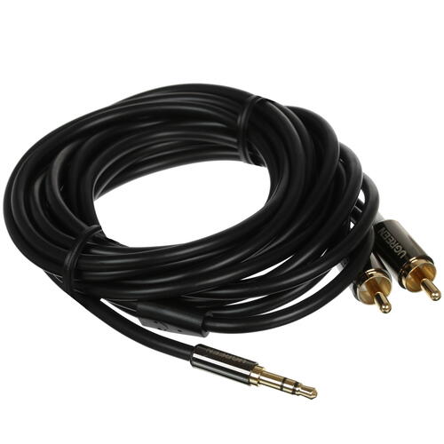 Купить Кабель   Ugreen 3.5 mm jack - RCA x2 черный  5026969. Характеристики, отзывы и цены в Донецке