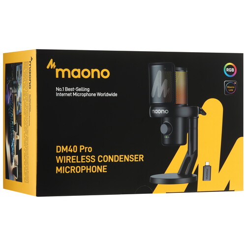 Купить Микрофон Maono DM40 PRO черный  5623729. Характеристики, отзывы и цены в Донецке