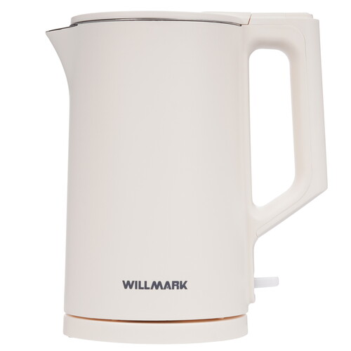 Купить Электрочайник WILLMARK WEK-1828PS бежевый  9269583. Характеристики, отзывы и цены в Донецке