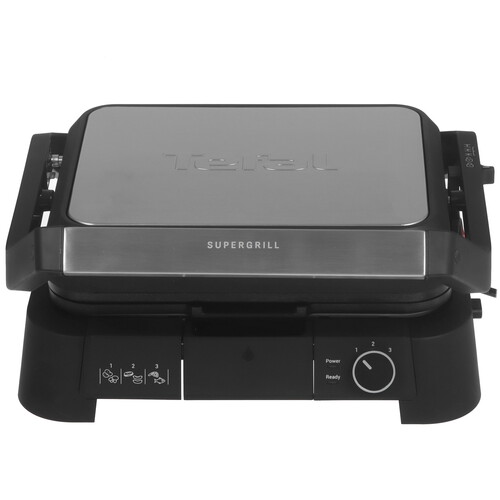 Купить Гриль Tefal SuperGrill 3 в 1 GC510DE0 серый  9299972. Характеристики, отзывы и цены в Донецке