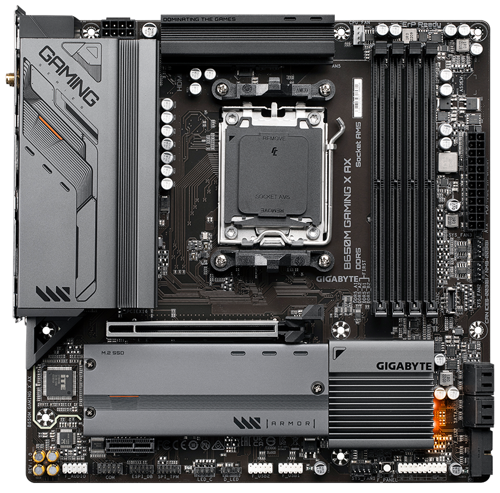 Купить Материнская плата GIGABYTE B650M GAMING X AX  5080782. Характеристики, отзывы и цены в Донецке