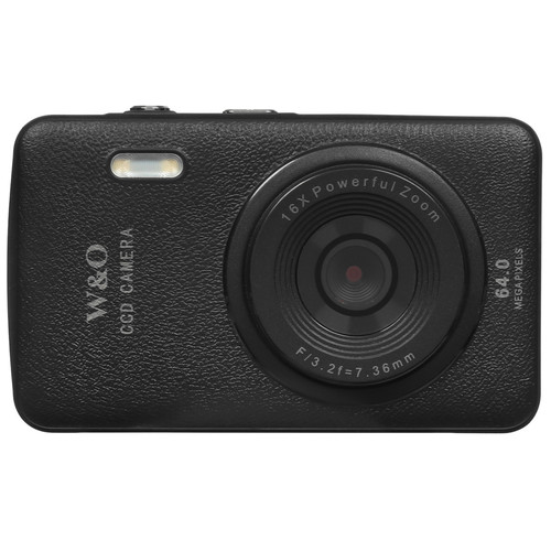 Купить Компактный фотоаппарат W&O Q3 черный  9355072. Характеристики, отзывы и цены в Донецке