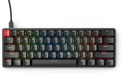 Купить Клавиатура проводная Glorious GMMK Compact [GMMK-COMPACT-BRN]  5082484. Характеристики, отзывы и цены в Донецке