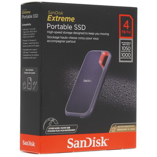 Купить 4096 ГБ Внешний SSD SanDisk Extreme Portable SSD V2  4774447. Характеристики, отзывы и цены в Донецке