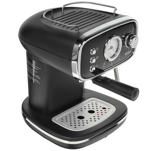 Купить Кофеварка рожковая Kitfort KT-736 черный  8189882. Характеристики, отзывы и цены в Донецке