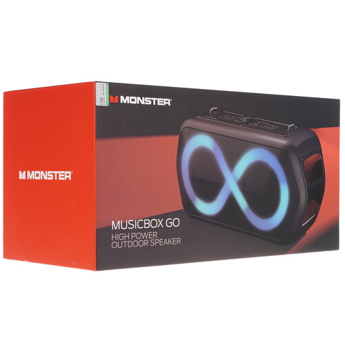 Купить Портативная аудиосистема MONSTER Musicbox Go, черный  9309098. Характеристики, отзывы и цены в Донецке
