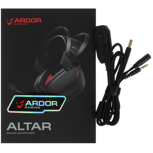 Купить Проводные наушники ARDOR GAMING Altar черный 2023  5403186. Характеристики, отзывы и цены в Донецке