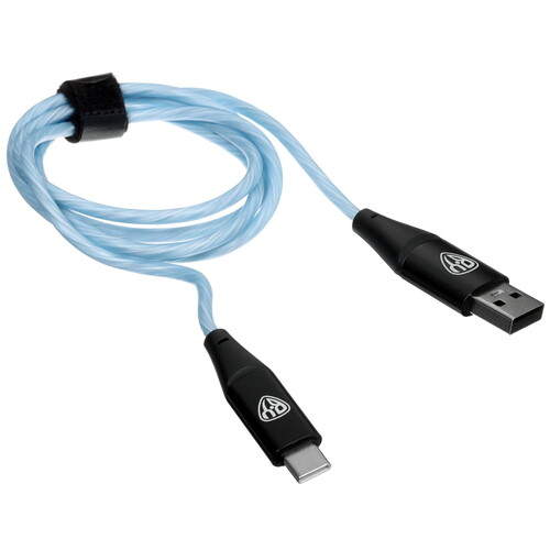 Купить Кабель круглый BY USB Type-C - USB 2.0 Type-A голубой 1 м  5482263. Характеристики, отзывы и цены в Донецке