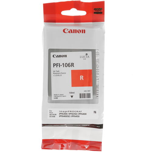 Купить Картридж Canon PFI-106R красный  7974865. Характеристики, отзывы и цены в Донецке
