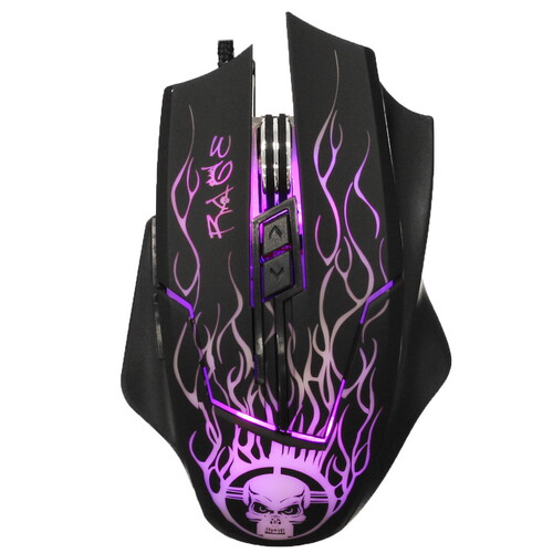 Купить Мышь проводная Aceline GS Fire  черный  5427238. Характеристики, отзывы и цены в Донецке