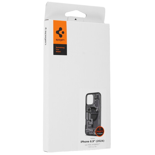 Купить Накладка  Spigen Ultra Hybrid MagSafe для Apple iPhone 16 Pro Max черный/прозрачный  5614013. Характеристики, отзывы и цены в Донецке
