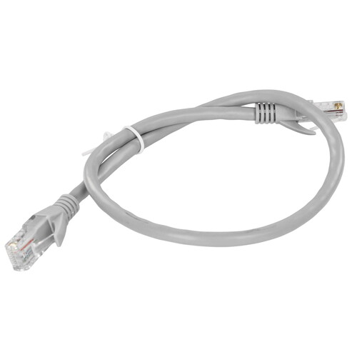 Купить Патч-корд ExeGate UTP-RJ45-RJ45-C6-CU-0.5M-GY  8188423. Характеристики, отзывы и цены в Донецке