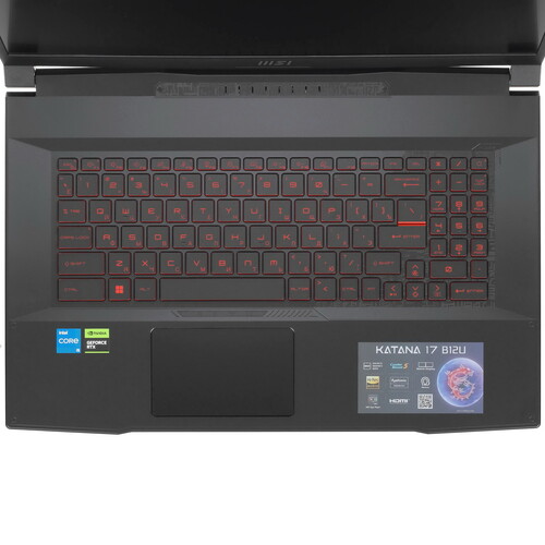 Купить 17.3" Ноутбук MSI Katana GF76 B12UCR-821XRU черный  5435804. Характеристики, отзывы и цены в Донецке