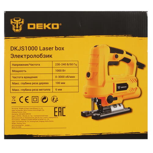 Купить Электрический лобзик DEKO DKJS1000 Laser  5088029. Характеристики, отзывы и цены в Донецке