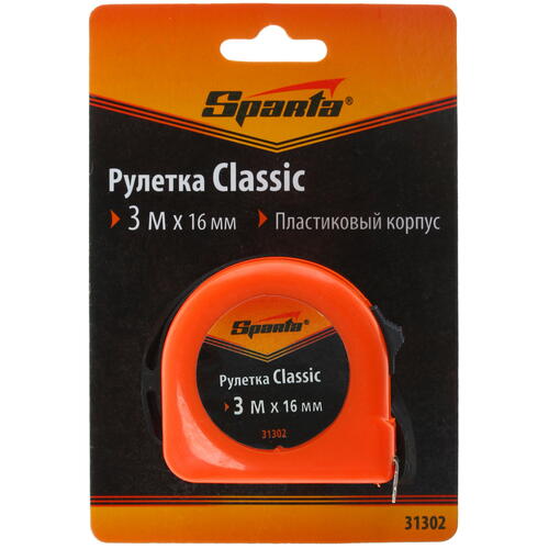 Купить Рулетка Sparta Classic 31302  8103501. Характеристики, отзывы и цены в Донецке