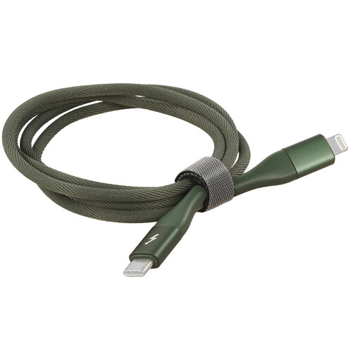 Купить Кабель круглый SOLOVE Lightning 8-pin - USB Type-C зеленый 1 м  5479981. Характеристики, отзывы и цены в Донецке