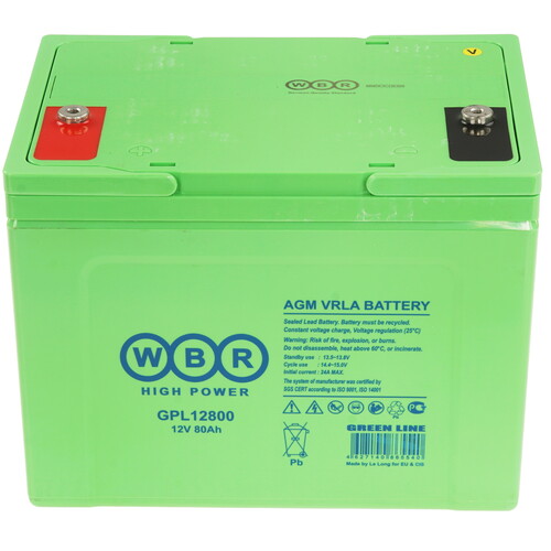 Купить Аккумуляторная батарея для ИБП WBR GPL12800  9281141. Характеристики, отзывы и цены в Донецке