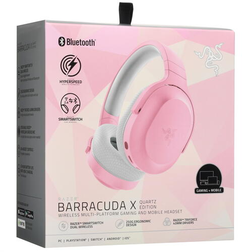 Купить Беспроводные/проводные наушники Razer Barracuda X (2022) розовый 2022  5093644. Характеристики, отзывы и цены в Донецке