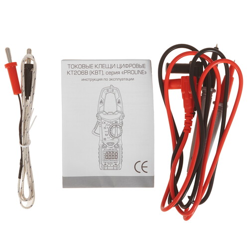 Купить Клещи токоизмерительные КВТ KT 206B  9310027. Характеристики, отзывы и цены в Донецке