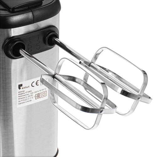Купить Миксер KITFORT КТ-3403 серебристый  9965030. Характеристики, отзывы и цены в Донецке