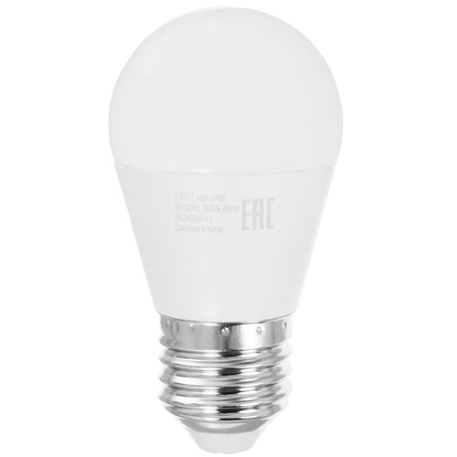 Купить Лампа светодиодная Gauss Elementary Шар 12W 880lm 3000K Е27 LED 1/10/100  9109716. Характеристики, отзывы и цены в Донецке