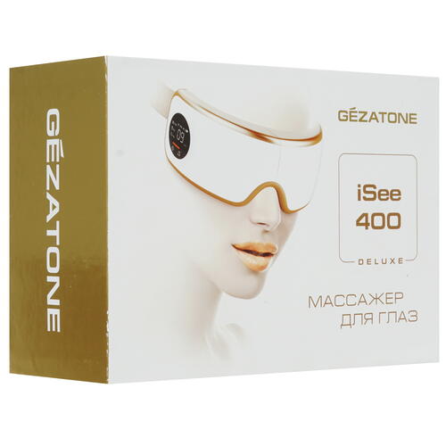 Купить Массажер Gezatone ISee400 Deluxe белый, золотистый  8164266. Характеристики, отзывы и цены в Донецке