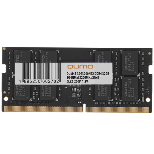 Купить Оперативная память SODIMM QUMO  5356230. Характеристики, отзывы и цены в Донецке