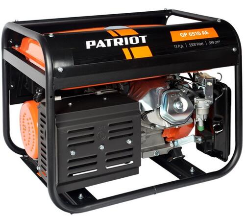 Купить Электрогенератор   бензиновый Patriot GP 6510AE  1117158. Характеристики, отзывы и цены в Донецке