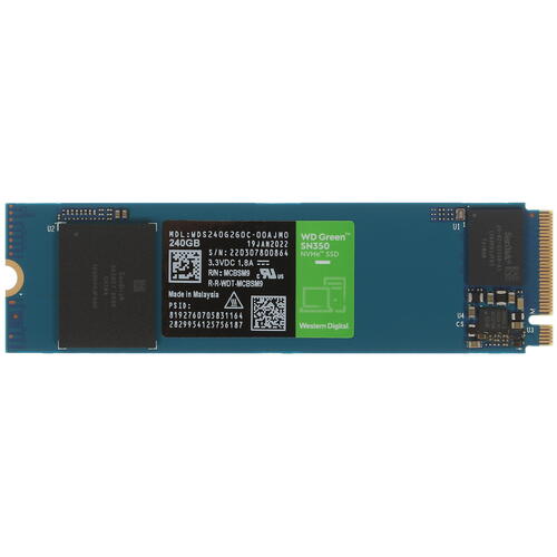 Купить 240 ГБ M.2 NVMe накопитель WD Green SN350 [WDS240G2G0C]  5073050. Характеристики, отзывы и цены в Донецке