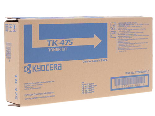 Купить Картридж лазерный Kyocera TK-475 черный, с чипом  0186654. Характеристики, отзывы и цены в Донецке