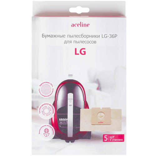 Купить Мешок-пылесборник Aceline LG-36P бежевый  1282123. Характеристики, отзывы и цены в Донецке