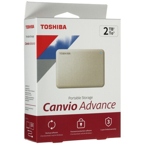 Купить 2 ТБ Внешний HDD Toshiba Canvio Advance  5602882. Характеристики, отзывы и цены в Донецке