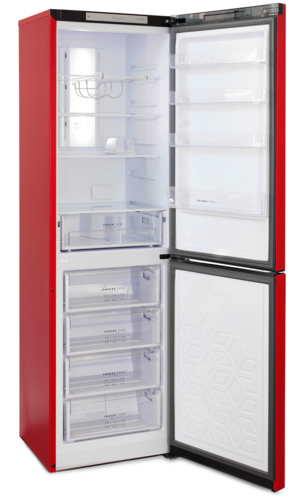 Купить Холодильник с морозильником   Бирюса H980NF красный  9185846. Характеристики, отзывы и цены в Донецке