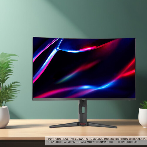 Купить 31.5" Монитор Acer XZ323QUX2bmiiprx черный  5624560. Характеристики, отзывы и цены в Донецке