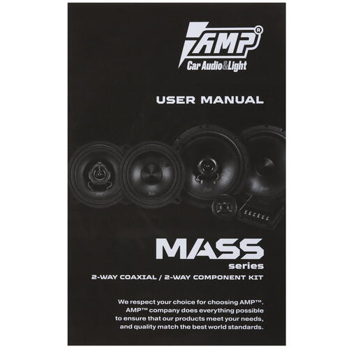 Купить Компонентная акустическая система AMP MASS 6.5  5453627. Характеристики, отзывы и цены в Донецке