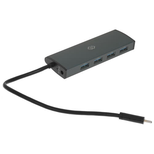 Купить USB-разветвитель Digma HUB-4U3.0-UC-G  8130647. Характеристики, отзывы и цены в Донецке
