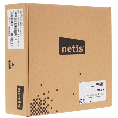 Купить Коммутатор NETIS P110GH  4884415. Характеристики, отзывы и цены в Донецке